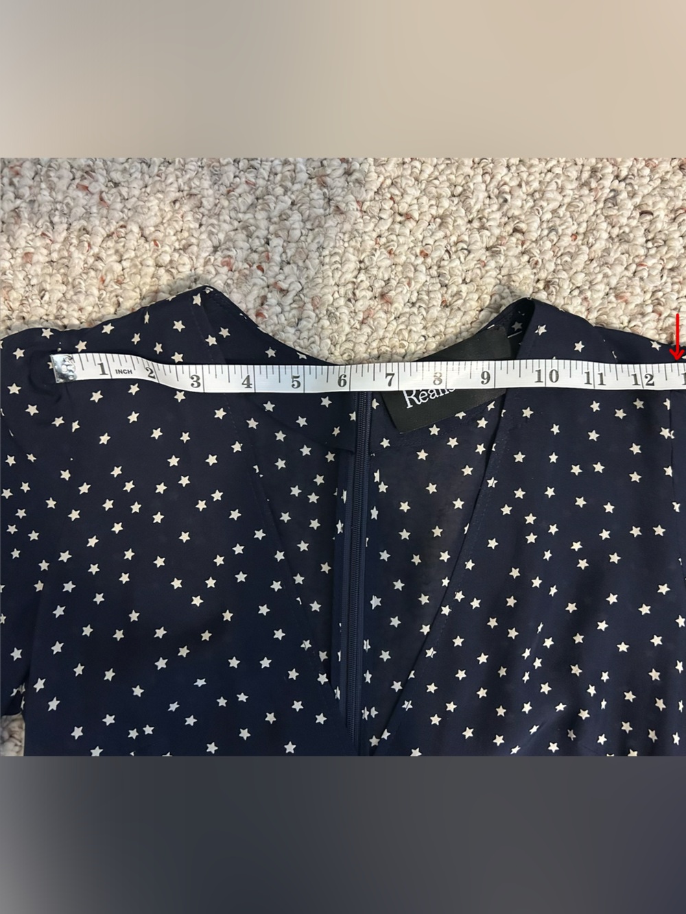 Realisaion Par Ozzie Dress - Navy Star - XS - Picture 11 of 14
